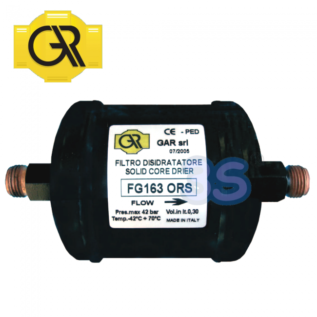 Drain and deacidification filter GAR ORS 11/16'' FG163-ORS