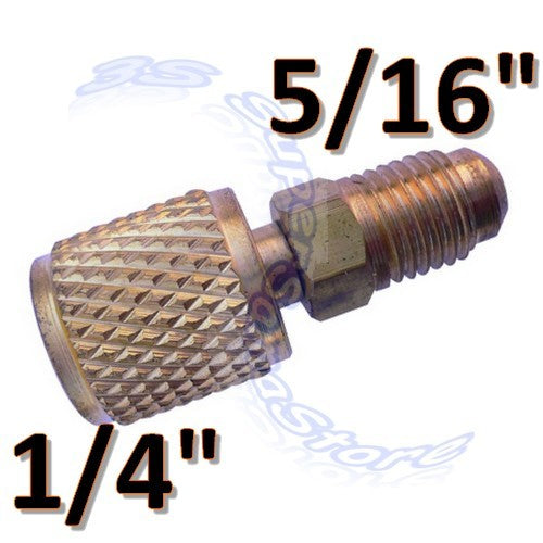 Raccord pivotant réduit M 5/16'' x F 1/4'' avec goupille de pression