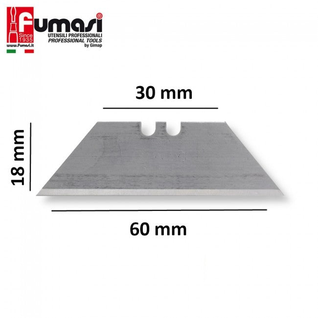 Lame de rechange pour cutter pliant 232601 - 60 x 18 x 30 mm - FUMASI