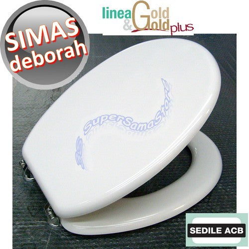 Abattant de toilettes Simas DEBORAH - Gamme ACB Ercos GOLD