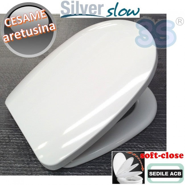Cesame ARETUSINA Abattant de toilette à fermeture amortie - ACB Ercos