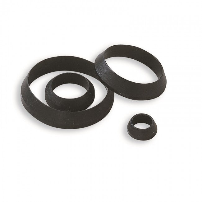1 pièce - Joint conique souple en PVC noir pour raccords de siphon de 1 pouce
