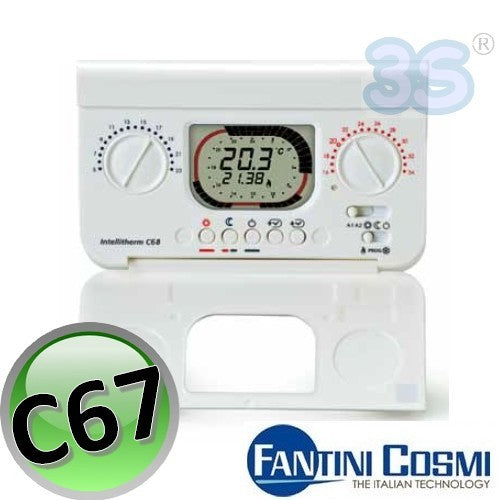 Fantini Cosmi C67 Digital Analog Weekly Chronothermostat