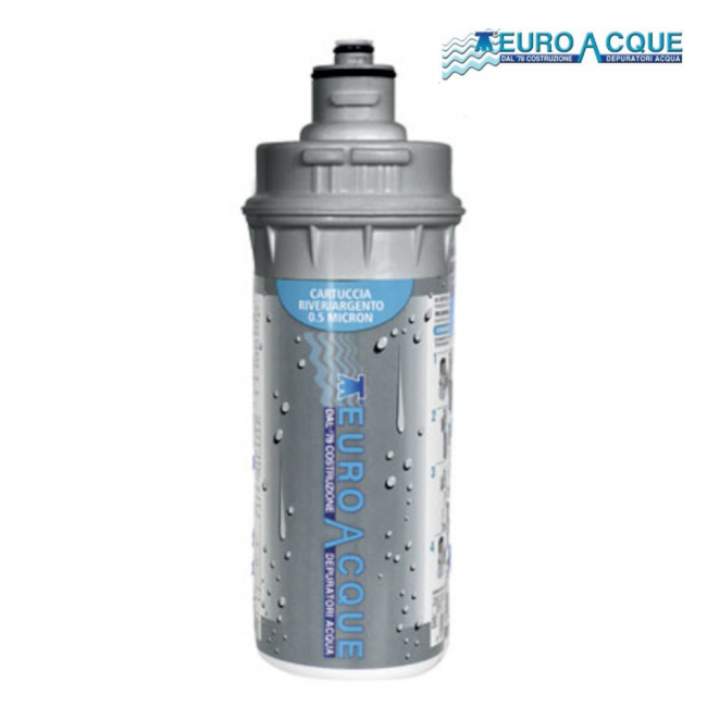 Cartouche de microfiltre SILVER/S, autonomie de 11 000 l, avec connexion rapide - EUROACQUE