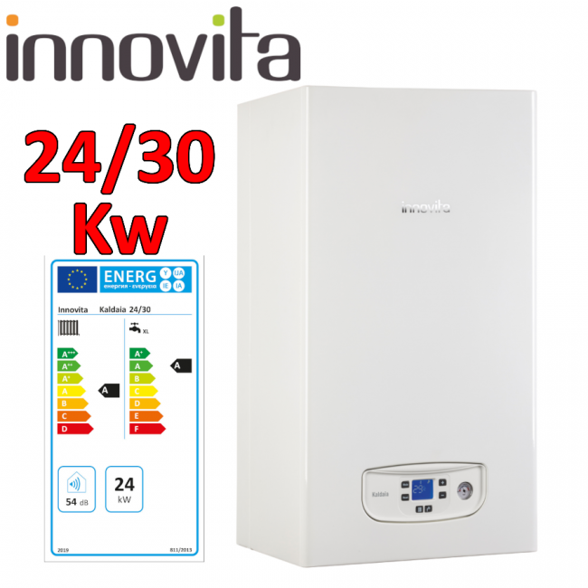 INNOVATION KALDAIA 24/30 - MTN - Chaudière à condensation au méthane de 24 kW pour le chauffage et de 30 kW pour la production d'eau chaude sanitaire