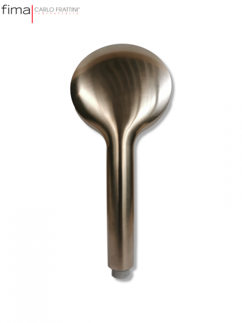 Pommeau de douche 3 fonctions Ø 96,5 mm, finition nickel brossé anticalcaire