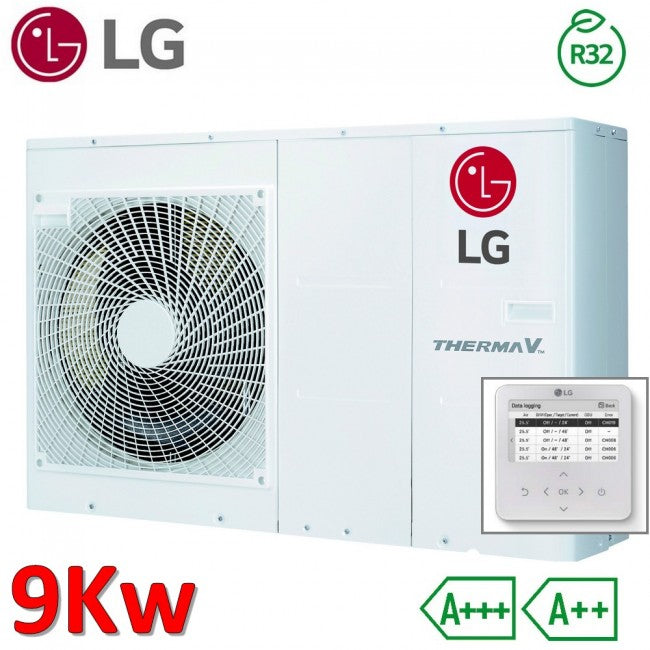 Pompe à chaleur air-eau LG Therma V Monobloc S R32 9,0 kW