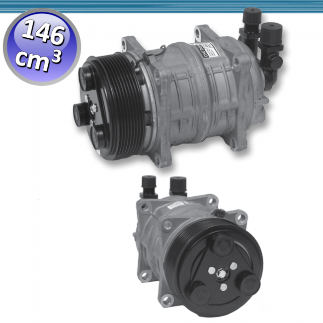 Oil-free compressor QP-15XD for refrigerated transport PV8 - QP15-1387
