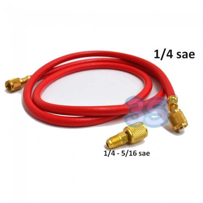 Fouet flexible de 6,35 mm (1/4 po) avec raccord réduit 1/4 M x 5/16 F