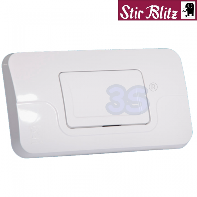 Plaque blanche de rechange pour réservoir Stir Blitz 12 PHD - bouton unique