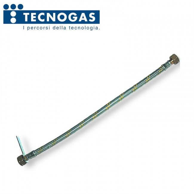 LPG gas hose for power station 100 cm - with 2 FF 1/2'' left-hand nuts