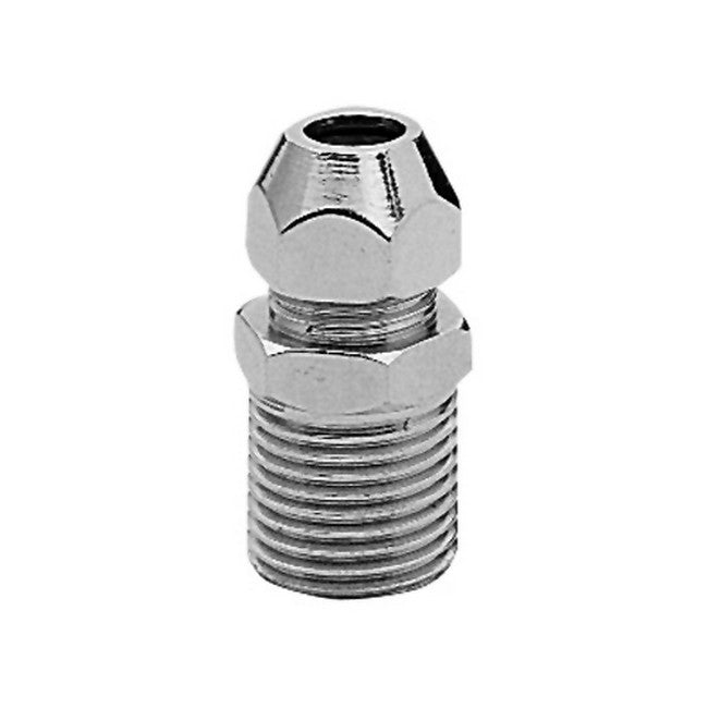 Raccords chromés 1/2 x Ø 10 mm