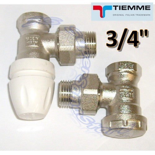 TIEMME Vanne de verrouillage à raccord en cornière 3/4''