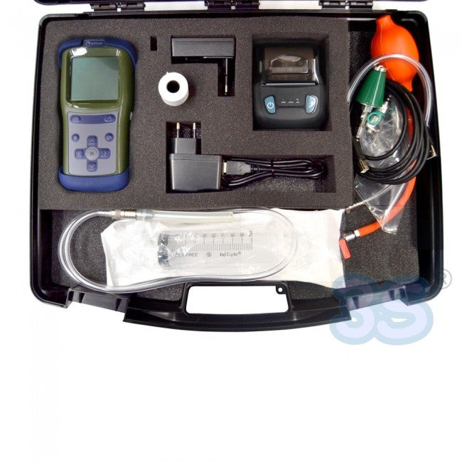 Kit de test d'étanchéité pour systèmes de distribution de gaz combustible méthane et GPL avec manomètre numérique - GAS T ONE Seitron