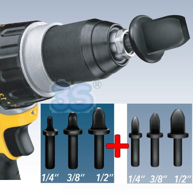 Kit d'outils pour évaser les tuyaux en cuivre + écarteur de tuyaux pour tournevis ou perceuse - 3 diamètres, 6 pièces