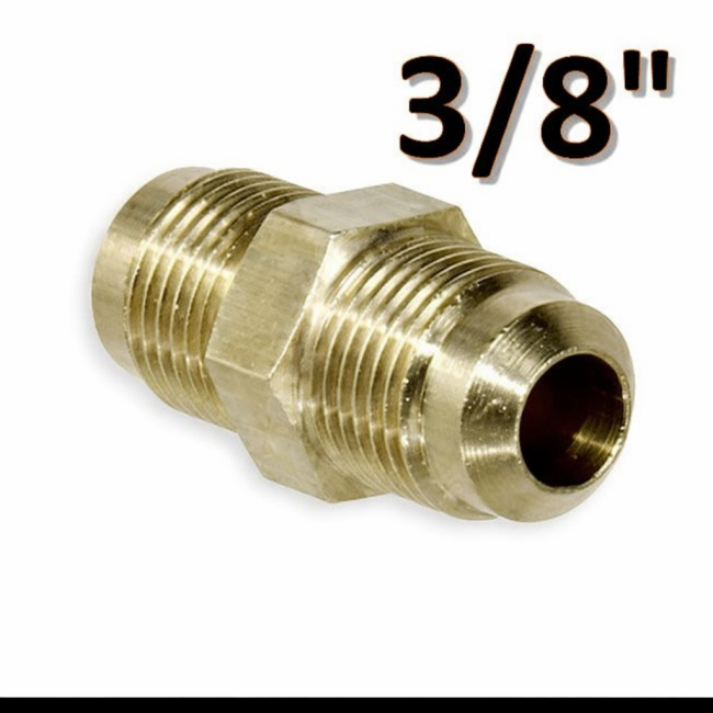 Raccord mâle-mâle SAE 3/8''