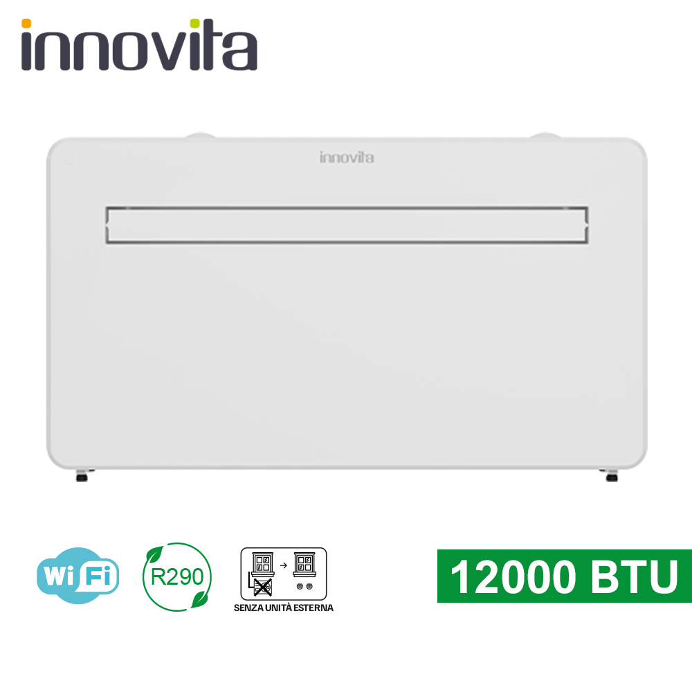 Climatiseur ZEFIRO Innovita sans unité extérieure, chaud/froid, 12 000 BTU