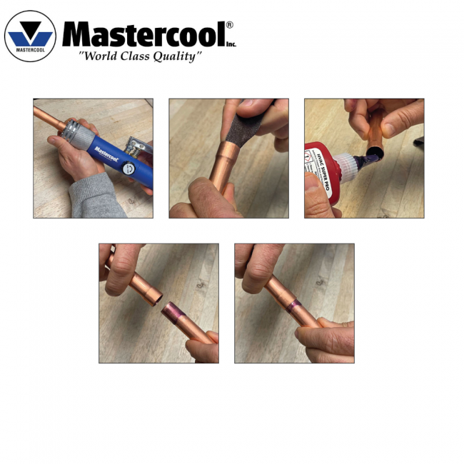 KIT SUPER PRO COLLE MASTERCOOL 50g POUR SOUDAGE À FROID SANS FLAMME DU CUIVRE ET DU LAITON