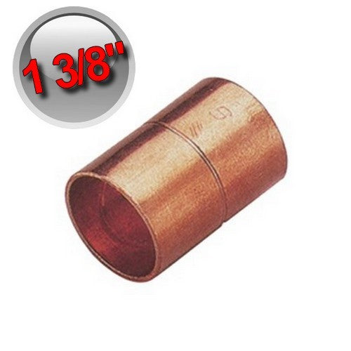 Manchon de soudure en cuivre 1'' 3/8 - 34,93 mm