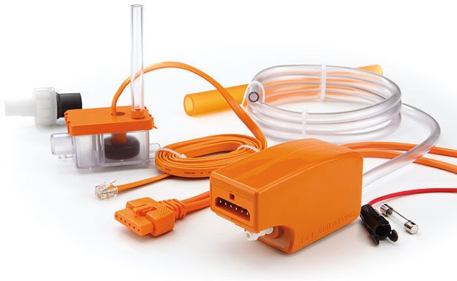 Pompe de vidange des condensats de climatisation Silent+ MINI ORANGE - Aspen Pumps