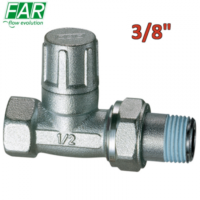1400 - Support droit 3/8'' pour raccord de tuyau en fer - FAR