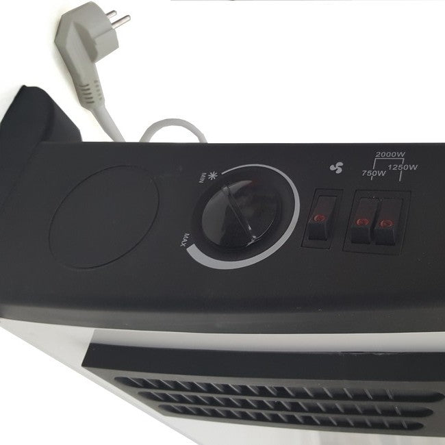 Electric turbo heater - 3 adjustable power settings max 2000 W - MO-EL 78702
