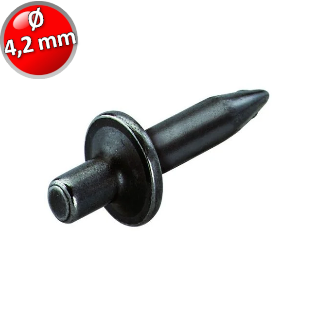 Clous en acier pour marteau Ø 4,2 x 22 mm pour sangle - BOÎTE DE 100 PIÈCES