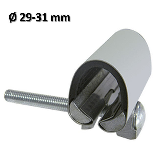 Collier de réparation en acier inoxydable pour tuyaux Ø 29-31 mm - largeur 75 mm