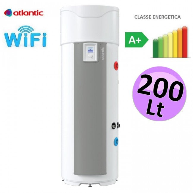 Chauffe-eau thermodynamique sur pied EXPLORER COZY Atlantic 200 l - classe thermodynamique électrique A+ avec résistance auxiliaire