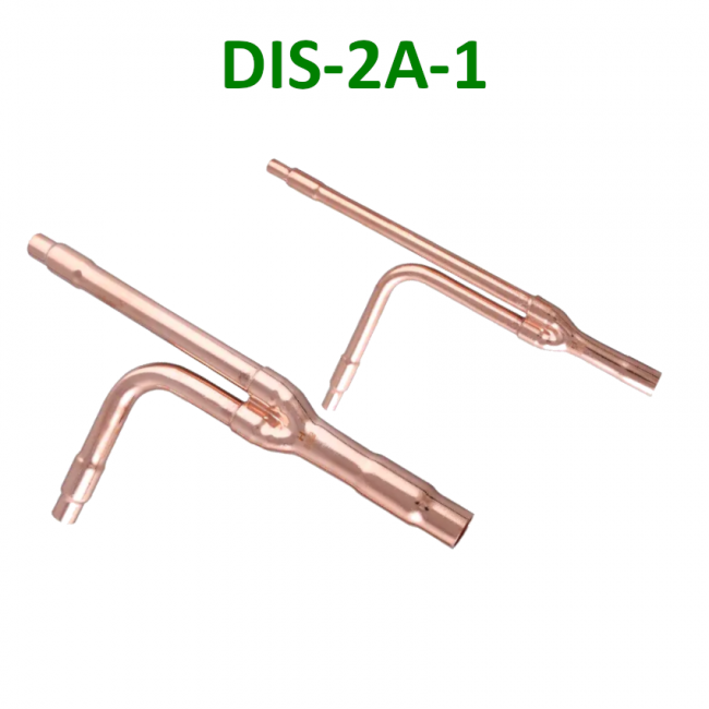 Raccord de dérivation en cuivre pour système VRV/VRF Mitsubishi Electric DIS-2A-1