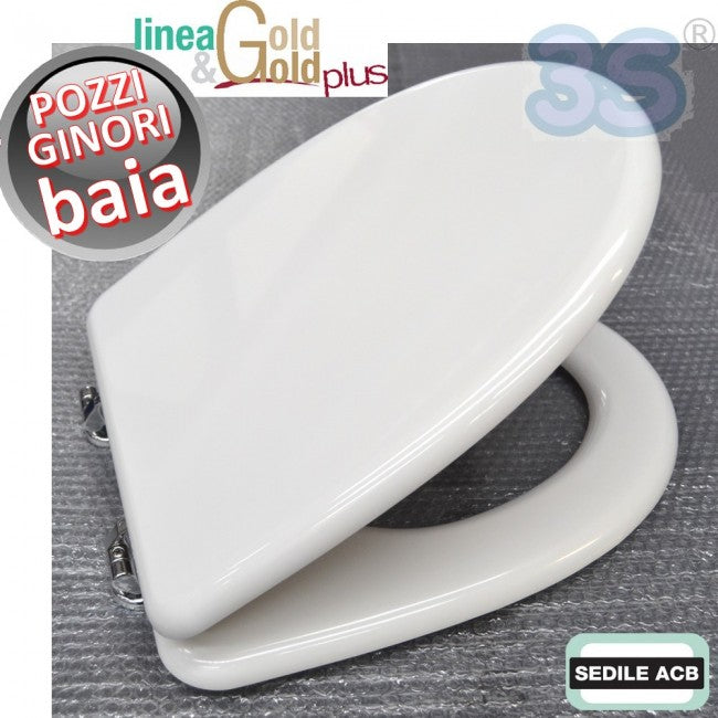 Abattant de toilette Pozzi Ginori BAIA - Ligne ACB Ercos Gold