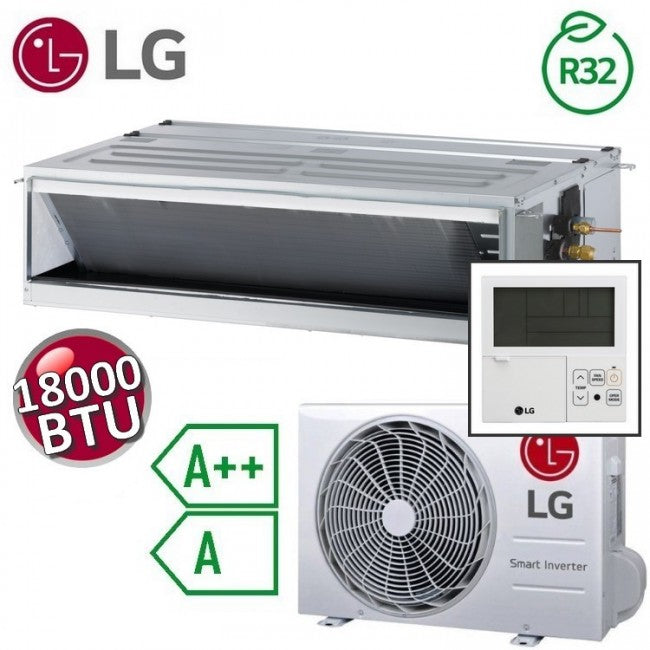 Climatiseur monobloc LG 18 000 BTU 5,0 kW A++ A COMPACT Inverter - commande murale incluse
