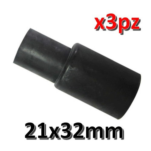 Raccord adaptateur en caoutchouc 21 à 32 mm pour tuyau de condensats - lot de 3