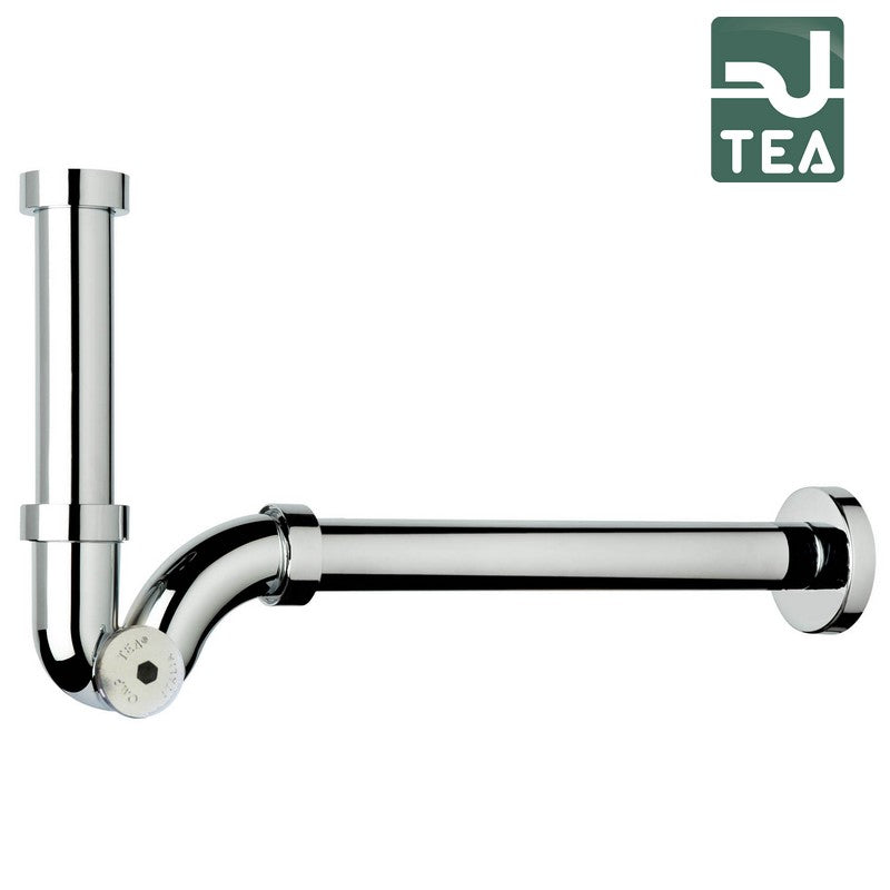 Siphon en ABS chromé inspectable pour bidet de 1 1/4 po - TEA