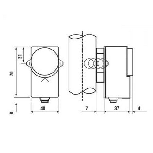 Clip-on thermostat for pipes C01A Fantini Cosmi
