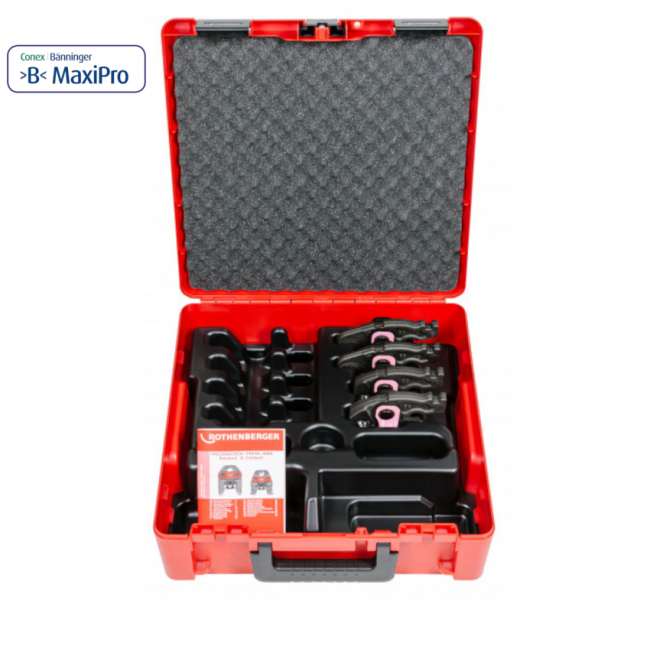 ROTHENBERGER MaxiPro Compact 4 JAW SIZES for mini press tool 1/4''-3/8''-1/2''-5/8''