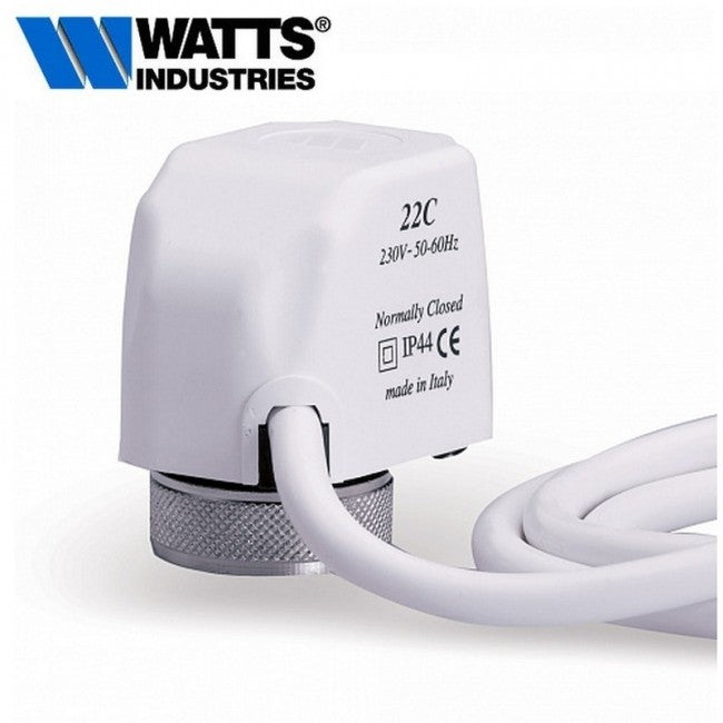 Actionneur électrothermique compact Watts Cazzaniga 22C 230V nc 4 fils