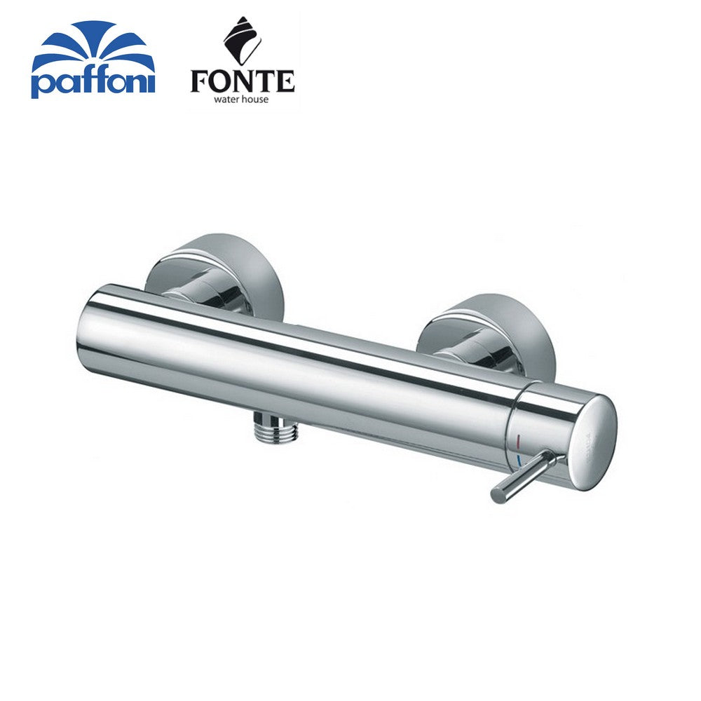 EXTERNAL SHOWER MIXER PAFFONI FONTE LIGHT LIG168 CR - WALL MOUNTED