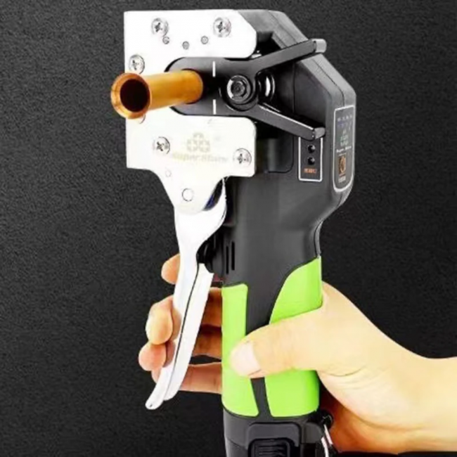 OUTIL À VOLETS ÉLECTRIQUE À PILES POUR TUYAUX EN CUIVRE, CLIMATISEURS, 5 PIÈCES DE 10 CENTS, 1/4''-3/8''-1/2''-5/8''-3/4''