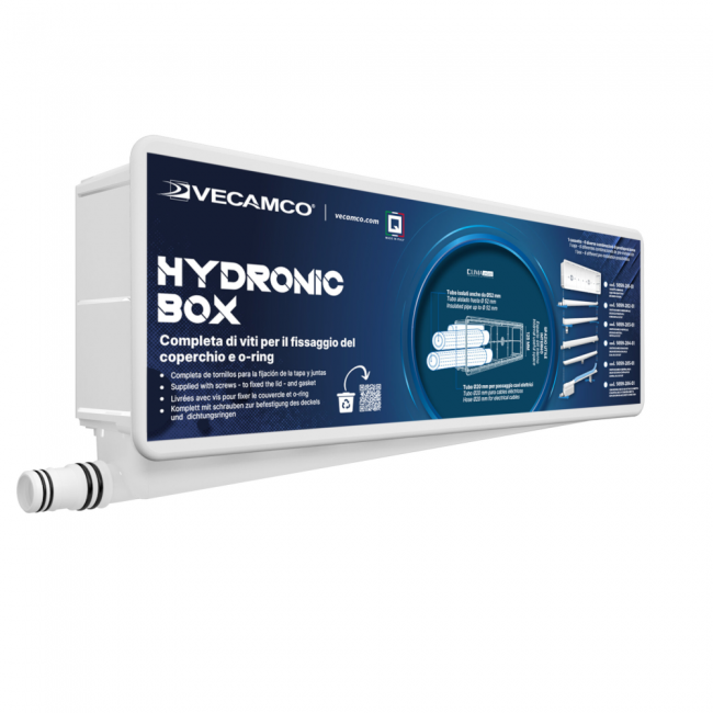 BOÎTIER HYDRONIQUE ENCASTRÉ SIMPLE POUR SYSTÈMES DE CLIMATISATION HYDRONIQUES