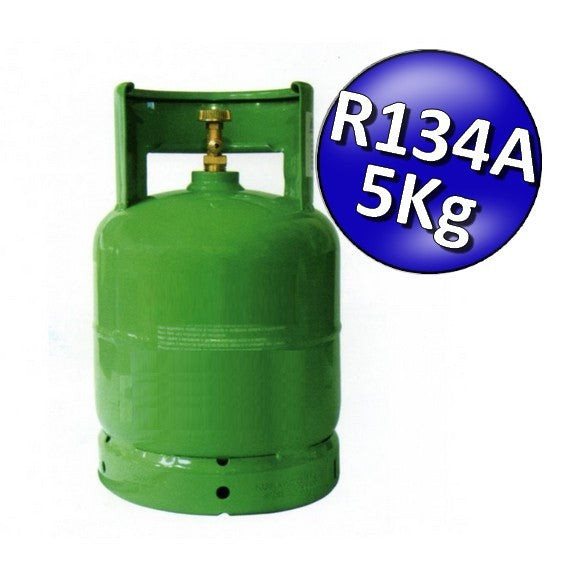 Bouteille de gaz R134a de 5 kg net - réfrigération et climatisation automobile
