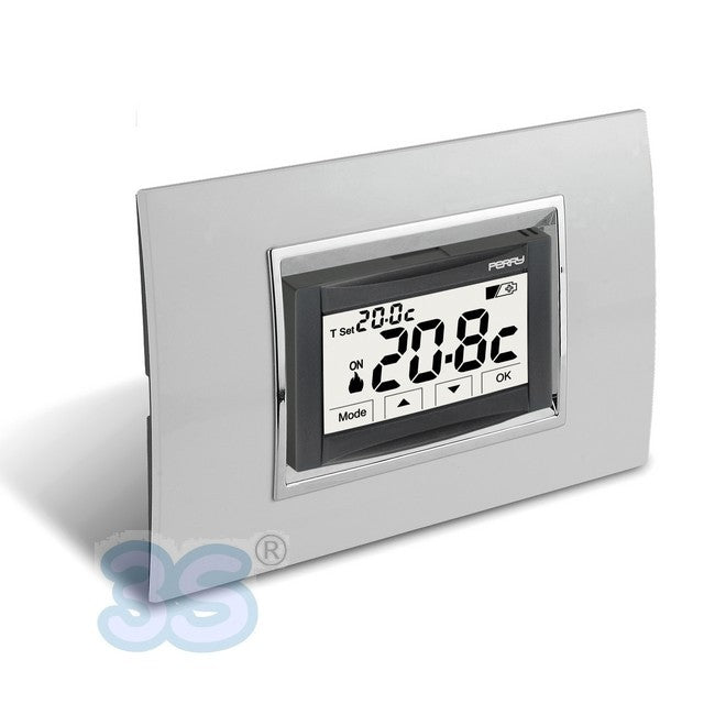 Perry 1TITE543 - Integrated Digital Touchscreen Thermostat 230v MOON SOFT TOUCH
