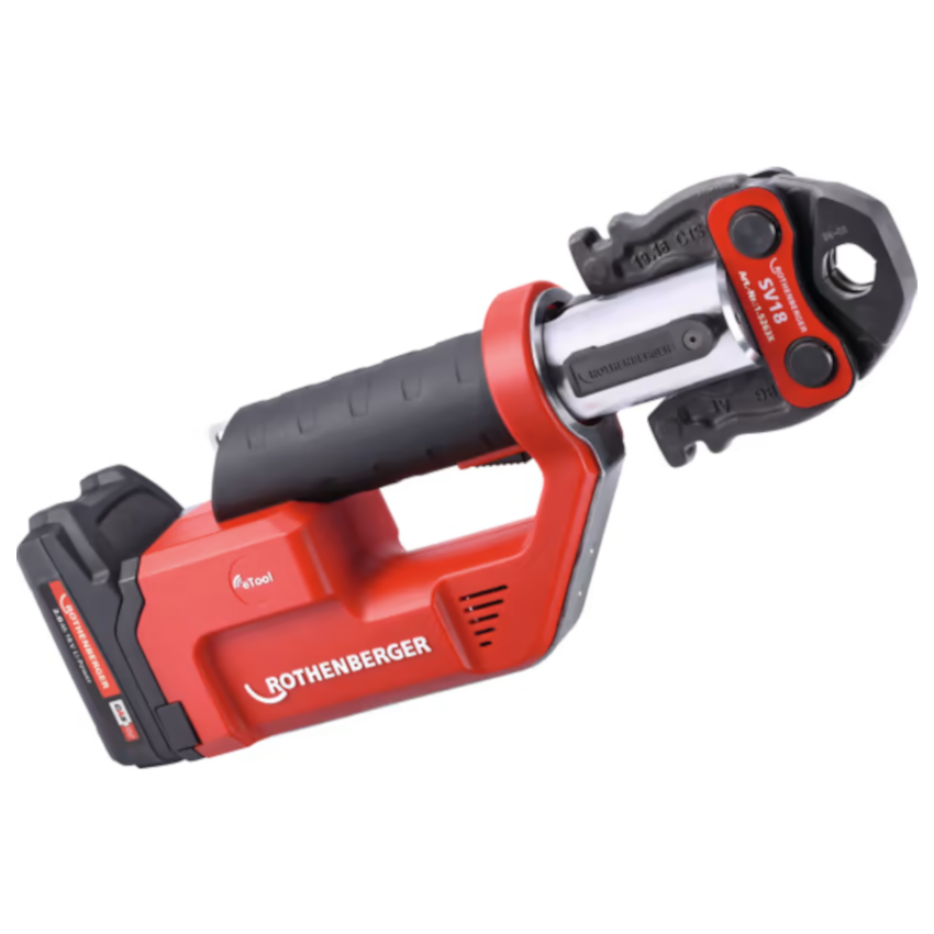 Presse Rothenberger Romax Compact TT-Set à 3 mâchoires TH16-20-26, 1x2Ah, UE