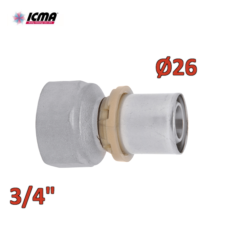 ICMA 401 - Raccord femelle droit à sertir 3/4'' x 26 SEMPITER®