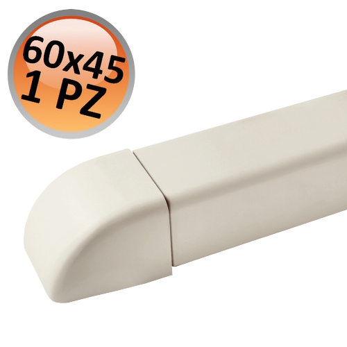 Embout pour conduit 60 x 45 mm - 1 pièce