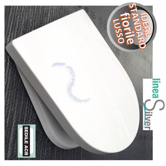 Abattant de toilettes enveloppant thermodurcissable Ideal Standard FIORILE LUSSO - ACB Ercos