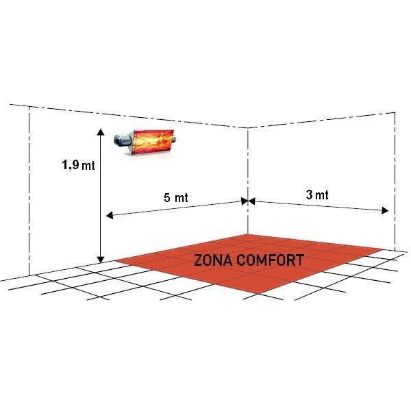 KALORDOMUS Aspira Fantini Cosmi Infrared Electric Heat Lamp