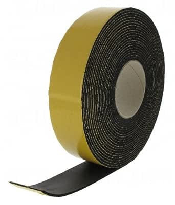 Bandage isolant adhésif en néoprène noir - 10 m