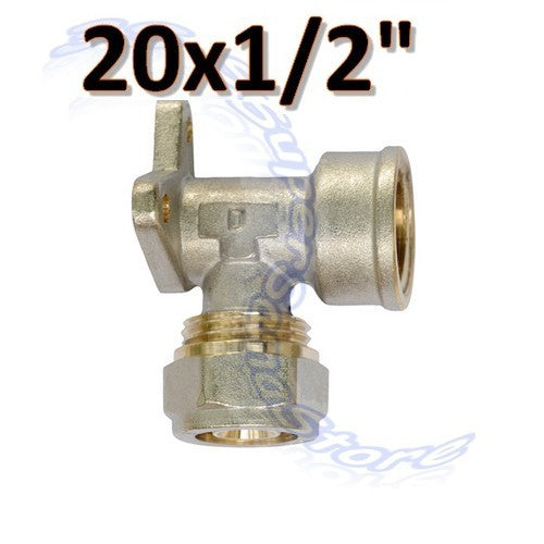Vis multicouche - Coude à 90° avec support fileté femelle 20 x 1/2