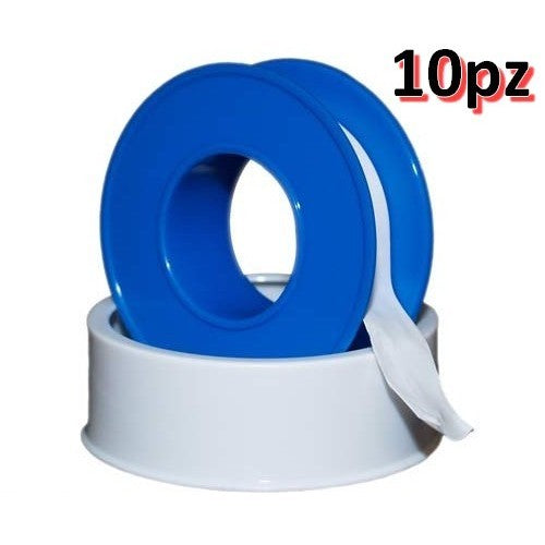 Pack of 10 ROLLS of 12 m each. - PTFE tape for threads and hydraulic seals